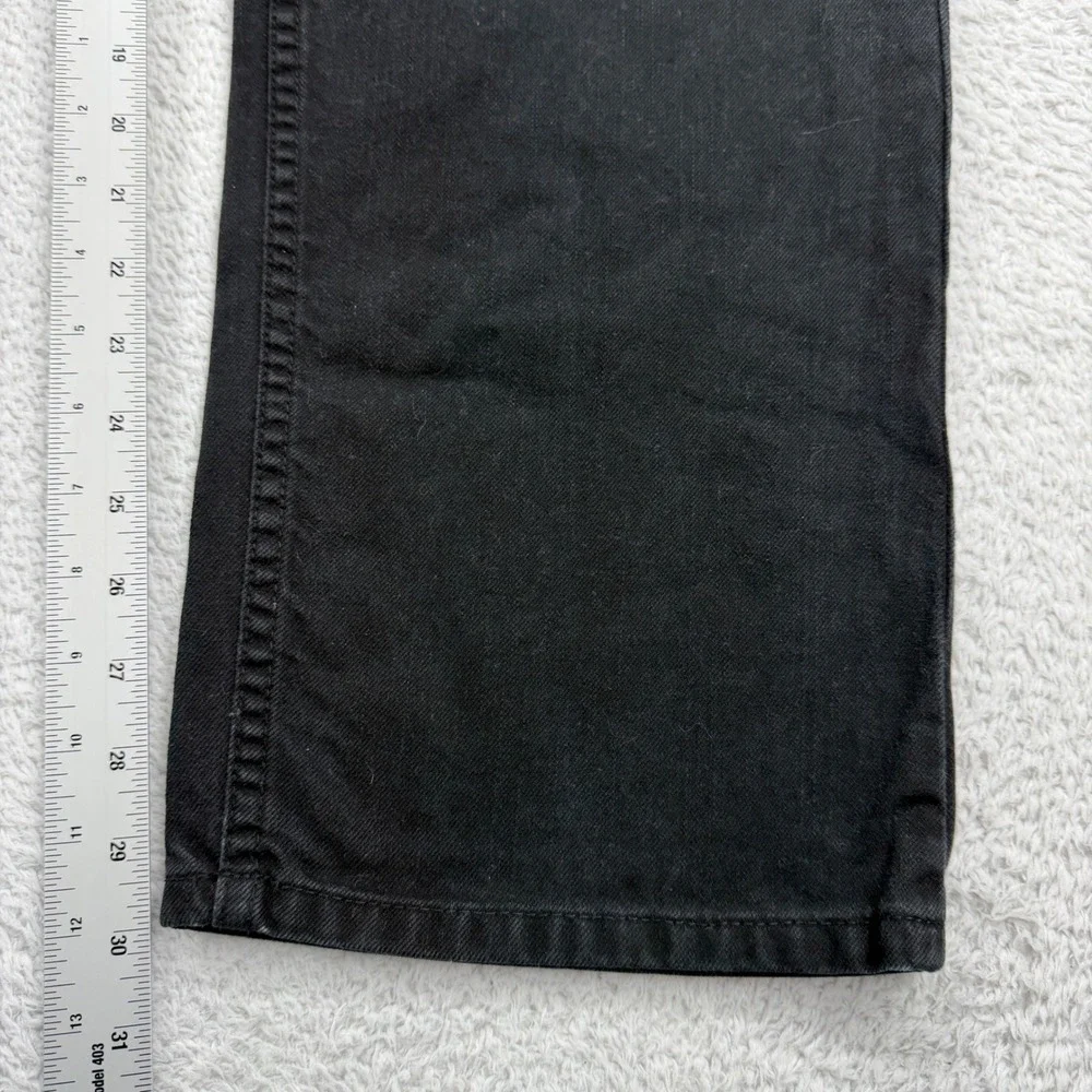 LRG Grass Roots Classic 47 Fit Mens Black Relaxed Taper Denim Jean 34x30 J105048